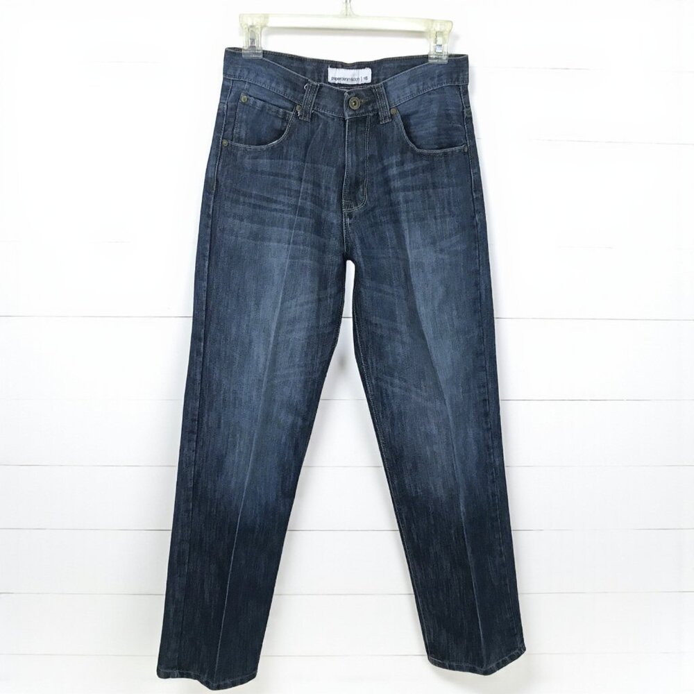Paper Denim  & Cloth Straight Leg Jeans Medium Wash Juniors Sz 16